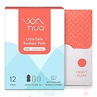 Sanitary Pads for Women | Safe on Skin | Toxic-Free & Rash-Free | Unscented | 12 Ultra Thin Pads | Medium-XL | 50% Wider Back| Leakproof | with 12 Paper Disposal Pouches (XL+, 12.00)