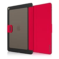 iPad Pro Case,Incipio [Clarion] iPad Pro Ultra-Thin Slim Fit with Translucent Folio Fold Rigid Over Closure Shock-Absorbing Cover - Red
