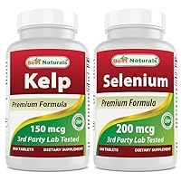 Kelp Supplement 150 Mcg & Selenium 200 mcg