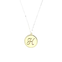 Moon And Lola-Dalton Charm (On Apex Chain) Necklace Gold-H Shape