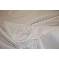 White Shantung Dupioni Faux Silk Fabric Per Yard#FABRIC GIFT LA