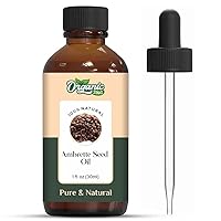 Ambrette Seed (Abelmoschus moschatus) Oil | Pure & Natural Carrier Oil for Skincare, Aroma & Diffusers - 30ml/1.01fl oz