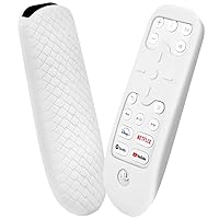 UF Silicone Protective Case Compatible for Sony ps5 Remote Skin case, Silicone Sleeve for Sony PS5 Remote Control, Shock Absorption Washable, Glow in The Dark for ps5 Remote Cover (Withte), White