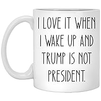 Trump Mugshot Mug - I Love When I Wake Up In The Morning And Donald Trump Is Not President Mug - Trump Coffee Mug - Trump For Prison Anti Trump 11oz