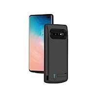 Battery Case for Samsung S10 Plus, 6000mAh Rechargeable Battery Charging Case for Samsung Galaxy S10+ Plus External Backup Battery Power Bank Charger Case Support Stand, Extended Your Battery Life