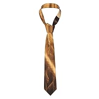 White daisy Print Necktie for Men Novelty Design Fashion Funny Neck Tie Cosplay 3.15
