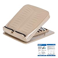 Plastic Calf Stretch Board, Slant Board for Calf Stretching, 5-Level Adjustable Incline Board, Enhanced Ankle Flexibility, Targeted Physical Therapy, Durable with Non-Slip Surface