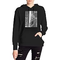 John Gotti Poster Hoodie Women'S Fuzzy Fleece Casual Long Sleeve Drawstring Pullover With Pockets