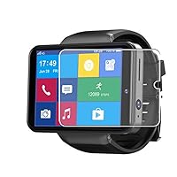 3 Pack Screen Protector Film, compatible with TICWRIS Max S Smartwatch Phone smart watch TPU Guard （ Not Tempered Glass Protectors ）, Transparent
