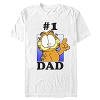 Nickelodeon Big & Tall Garfield #1 Dad Men's Tops Short Sleeve Tee Shirt