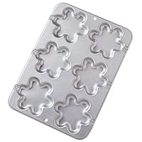 (Ship from USA) Wilton Blossom Cookie Treat Pan, 3 1/2 in. diameter x 1/4 Inch Deep. /ITEM NO#8Y-IFW81854215722