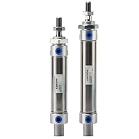 MAC16X30SCA MAC20X40SCA MAC25X40SCA Pneumatic Air Cylinder MAC20X50SCA MAC25X75SCA MAC32X175SCA MAC40X200SCA MAC16X100SCA 1Pcs (Color : MAC32, Size : 200SCA)