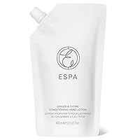 ESPA | Ginger and Thyme Conditioning Hand Lotion | 400ml | Refill Pouch | Sustainable