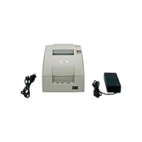 Epson TM-U220D Dot Matrix POS Receipt Printer USB M188D, Bundle with AC Adapter