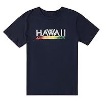 Quiksilver Big Boys' Hawaii On A Whim T-Shirt - Navy Blazer