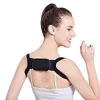 Back Posture Corrector for Women Men - Perfect Adjustable Posture Corrector, Upper Back Brace for Clavicle Support and Providing Pain Relief from Neck Shoulder Upright Straightener