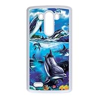 Dolphin CHA6029054 Phone Back Case Customized Art Print Design Hard Shell Protection LG G3