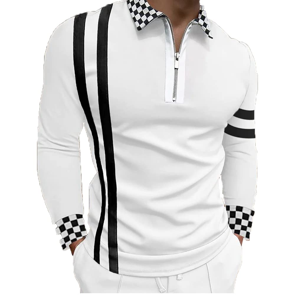 Mua Bigeoosh Mens Polo Shirts Long Sleeve Casual Slim Fit Lapel Shirt Golf  Shirt trên Amazon Mỹ chính hãng 2023 Giaonhan247