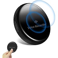 64GB Magnetic Voice Activated Recorder with 768 Hrs Recording Capacity, Digital Voice Recorder with DSP Noise Canceling for Lecture Meeting Work Interviews Class