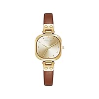 VICTORIA HYDE Dainty Women's Watch, Rectangle Watches for Women, Elegant Women's Wrist Watch, Ladies Watch with Stainless Steel Bracelet or Leather Band