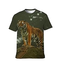 Mens-Adult Vintage Graphic-Tshirt Funny-Graphic Lightweight Novelty-Pattern Lightweight Athletic