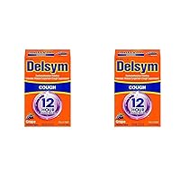 Delsym Adult 12 Hour Grape Cough Syrup, 3 oz (Pack of 2)