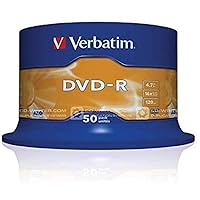 Verbatim DVD-R AZO 4.7GB 16X Matt Silver Surface Cake 50