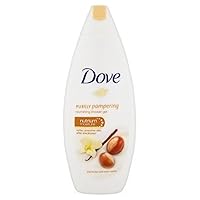 3 Dove Nourishing and Restore Body Wash 500ml/19.9oz (3X 500ml/16.9oz, Purely pampering-Shea butter with warm vanilla)