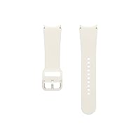 Samsung ET-SFR93 Sports Strap (S/M) for Galaxy Watch6, Watch6 Classic, Watch Strap, Women's Original Strap, Fluororubber, Elasticated, Durable, Good Fit, Cream