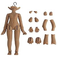 New 1/12BJD Doll Body for GSC Head,OB11 Doll Replace Body, with Animal Body Accessories,Three Uses,Action Figures (Cinnamon)