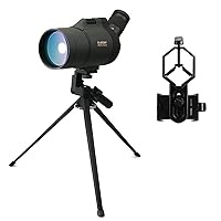 SVBONY SV41 Mak Spotting Scope with Tripod Bundle with Phone Adapter for Shooting Birdwatching