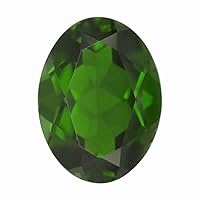 0.18-0.20 Cts of 4x3 mm AA Oval Chrome Diopside (1 pc) Loose Gemstone