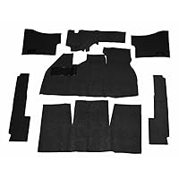 Carpet Kit, 9 Piece, for Beetle 73-77, Black, Compatible with Dune Buggy