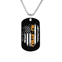 Jiu Jitsu USA Flag Necklace Personalized Picture Pendant Necklace Jewelry for Men Women Gift