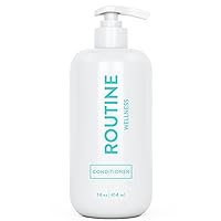 Conditioner for Stronger Hair - Vegan, All Natural Biotin Conditioner with Nourishing Oils and Vitamins - Wildflower & Jasmine - 14oz