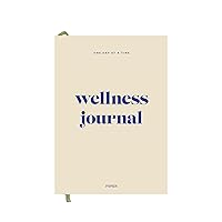 Wellness Journal - Beige, 153mm x 215mm, Hardback | For Intentions, Feel-Good Goals & Wishlists| Silk Finish Paper & Undated Pages | Body & Mind, Gratitude & Goal Check-Ins | Extra Note Pages