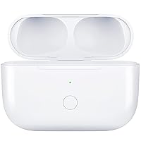 Wireless Charging Case Compatible with AirPods Pro 1st & 2nd Generation, for Airpods Pro Charger Replacement Cases, Support Bluetooth Pairing&Sync Button,White