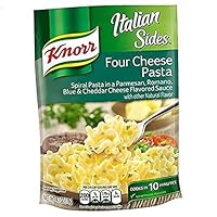 Knorr Pasta Sides For Delicious Quick Pasta Side Dishes Four Cheese Pasta No Artificial Flavors, No Preservatives, No Added Msg 4.1 oz, Pack of 8