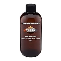 Cinnamon Sticks Fragrance Oil (8 oz Bottle) for Candle Making, Soap Making, Tart Making, Room Sprays, Lotions, Car Fresheners, Slime, Bath Bombs, Warmers…