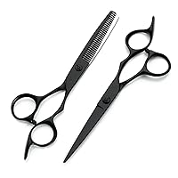 Hair Cutting Scissors, Professional Haircut Scissors Kit, Multi Use Haircut Kit, for Barber, Salon, 6 Inch Cutting Thinning Styling Tool