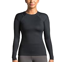 Tommie Copper Women's Pro-Grade Shoulder Support Shirt I UPF 50, Long Sleeve Compression Shirt, Upper Body & Posture Support