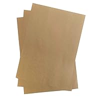 Kraft Wrapping Paper, Dark Brown, Unbleached, 2.5 oz (70 g), 35.4 x 23.6 inches (900 x 600 mm), 2