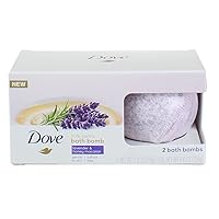 Bath Bomb Milk Swirls Lavender & Honey Macaroon, 2 Pieces, Total Weight 5.6 oz (Pack of 2)