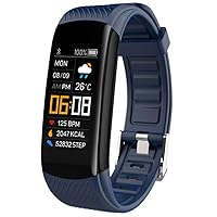 CUCUFA Smart Watch Band Watch C5S Waterproof Smart Bracelet Smart Wristwatch Heart Rate Blood Pressure Fitness Black