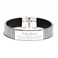 to My Grannie You are Perfect Just The Way You are Stainless Steel Bracelet, Mother's Day, Father's Day, for Grannie, Funny Gifts for Grannie, Valentines Graduation Birthday Gifts for