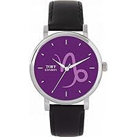 Purple Capricorn Watch Ladies 38mm Case 3atm Water Resistant Custom Designed Quartz Movement Luxury Fashionable