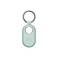 SAMSUNG Galaxy SmartTag2 Silicone Case, GPS Tracker Holder, Tracking Device Protective Cover with Key Ring, Soft Touch, EF-PT560CMEGUS, Mint