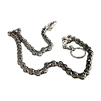 TFJ Men's Fashion Wallet Chain Motorcycle Metal Extra Long 33 Inches