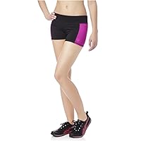 AEROPOSTALE Womens Running Athletic Workout Shorts, Black, X-Large