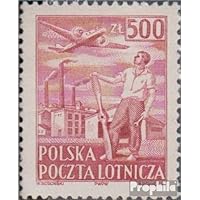 Poland 545 (Complete.Issue.) with Hinge 1950 Aircraft (Stamps for Collectors) Airplanes/Balloons/Zeppelins/Aviation